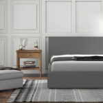 Milano Sienna Luxury Bed with Headboard (Model 2) - Grey No.28 - Single - Image 5