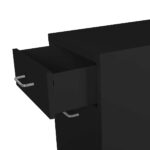 4 Drawer Office Drawers Cabinet Black - Image 6