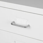 4 Drawer Office Drawers Cabinet White - Image 7