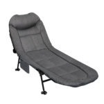 Folding Camping Bed Camp Cots Dark Grey - Image 9