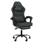 Office Chair High Back Suede Fabric Gaming Chair - Image 9
