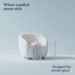 Charlotte Boucle Armchair