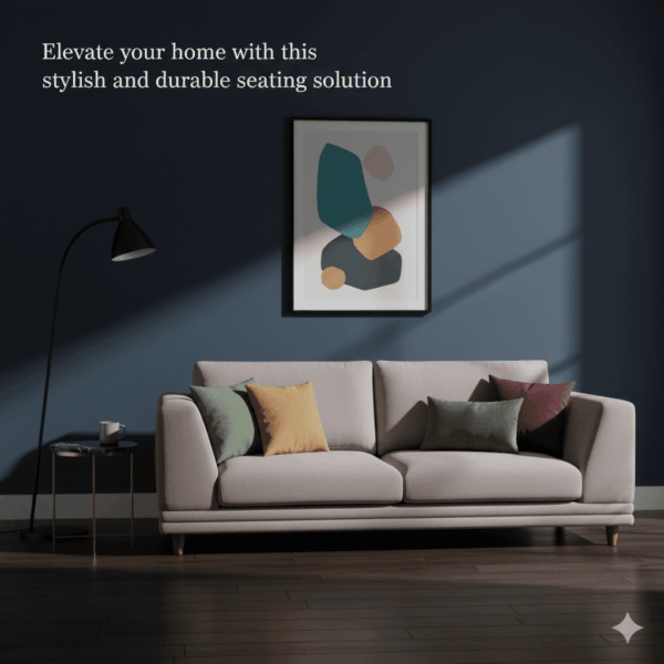 France 3 Seater Upholstered Sofa Lounger