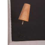 France 3 Seater Upholstered Sofa Lounger - Image 12