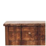 Lume Roasted Panelled Bedside - Image 4