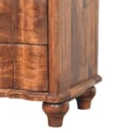 Lume Roasted Panelled Bedside - Image 7