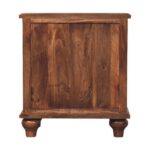 Lume Roasted Panelled Bedside - Image 9