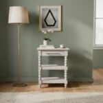 Spindle Acid Wash Side Table - Image 10