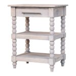 Spindle Acid Wash Side Table - Image 3