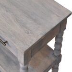 Spindle Acid Wash Side Table - Image 5