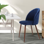 2x Dining Chairs Seat French Navy - Image 7
