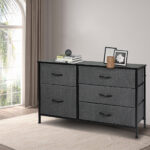 Storage Cabinet Tower Chest Dark Grey - Image 8