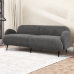 Cloud Sofa 3 Seater Sherpa Fleece Beige - Image 7
