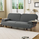 CONVERTIBLE SOFABED WITH USB CHARGE AND SIDE TABLE - Image 8