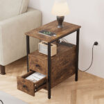 Side Table Narrow Coffee End Table - Image 7