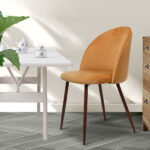 2x Dining Chairs Seat French Mustard - Image 7
