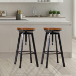 2x Bar Stools Industrial Kitchen - Image 8