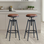 2x Industrial Bar Stools Kitchen - Image 8