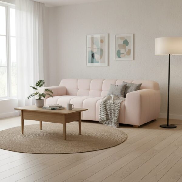 Lili 3 Seater Lounger Upholstered Sofa