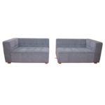 Louis 4 Seater Upholstered Modular Sofa Couch - Image 3