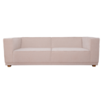 Olivia 3 Seater Upholstered Sofa Lounger - Image 5