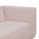Olivia 3 Seater Upholstered Sofa Lounger - Image 9