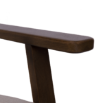 Vogue Solid Oak & Linen Upholstered Armchair - Image 7