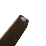 Vogue Solid Oak & Linen Upholstered Armchair - Image 9