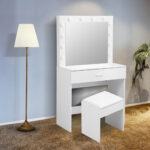 Dressing Table Set Makeup Mirror - Image 8