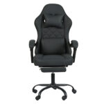 Office Chair High Back Suede Fabric Gaming Chair - Image 2
