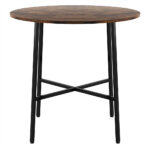 Dining Table Round Kitchen 4 Person Coffee 80cm - Image 2