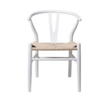 2x Dining Chairs Wooden Hans White - Image 2