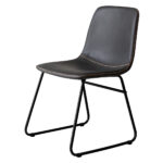 2x Dining Chairs Black - Image 2