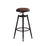 2x Industrial Bar Stools Kitchen - Image 2