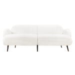 Cloud Sofa 3 Seater Sherpa Fleece White - Image 2