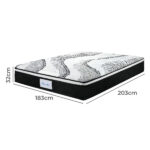 7 Zone Pocket Spring Mattress Medium Firm King - Image 3