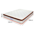 7 Zone Pocket Spring Mattress Medium Firm Double - Image 3