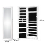 Levede Mirror Jewellery Cabinet Makeup - Image 3