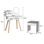 Dressing Table Stool LED Mirror - Image 3