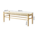 Levede Kraft Rope Bench Seat - Image 3