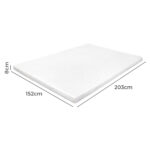 Gel Memory Foam Mattress Topper Bed Cool Queen - Image 3