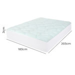 Mattress Topper Pillowtop Cover Protector King - Image 3