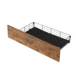 Queen Bed Frame Soft Storage Drawers Headboard USB Charge - Image 4