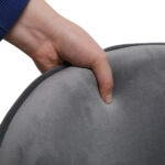 2x Dining Chairs Seat French Grey - Image 4