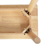 1XDining Chairs Bench Chair Seat Nature - Image 4