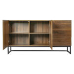 Buffet Sideboard Storage Cabinet Walnut - Image 4