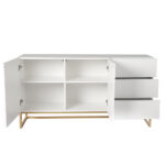 Buffet Sideboard Storage Cabinet White - Image 4