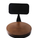2x Bar Stool Kitchen Wooden Metal - Image 4