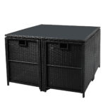 9PCS Outdoor Table Chair Set - Image 4