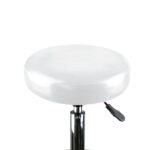 2x Swivel Salon Barstool Hairdressing White - Image 4